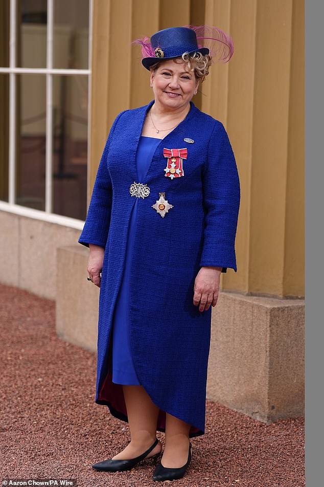 Labour politician Dame Emily Thornberry, MP for Islington South and Finsbury since 2005, received her damehood at the Buckingham Palace ceremony
