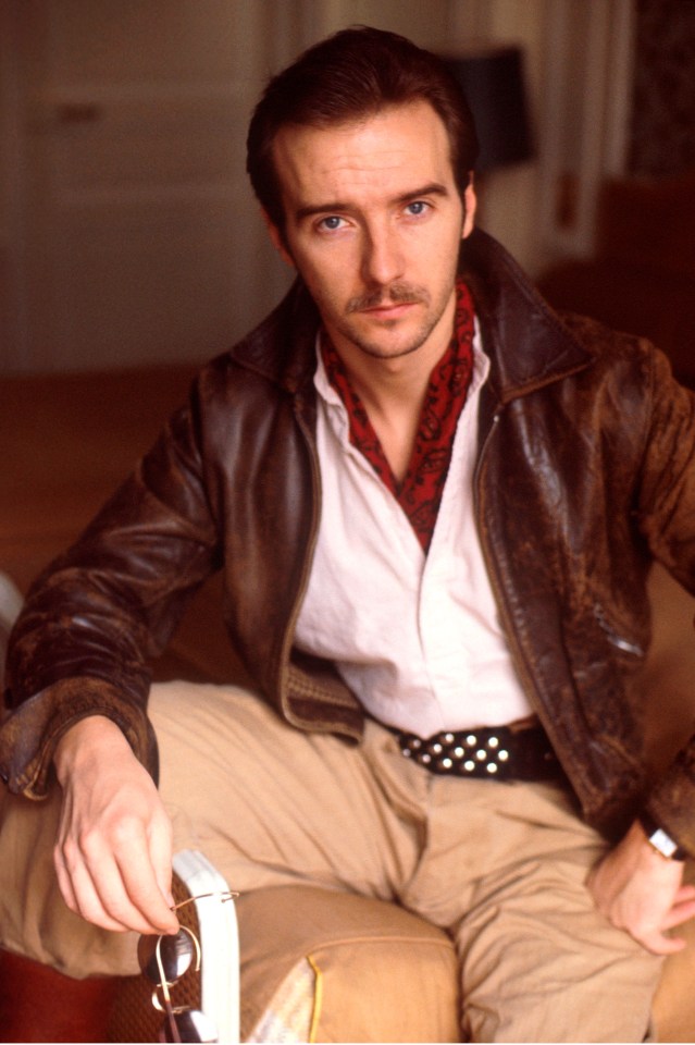 Portrait of Midge Ure in Paris, 1982.