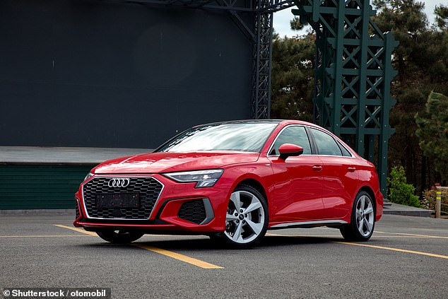 Reality TV star and influencer Gabriella Bardsley was driving an Audi A3 (stock picture) when she failed a drink-drive test