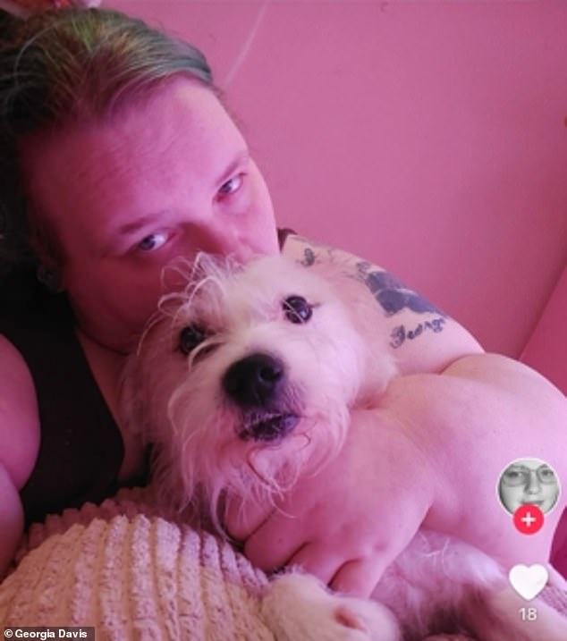Georgia was left devastated when her dog Bailey died in 2024