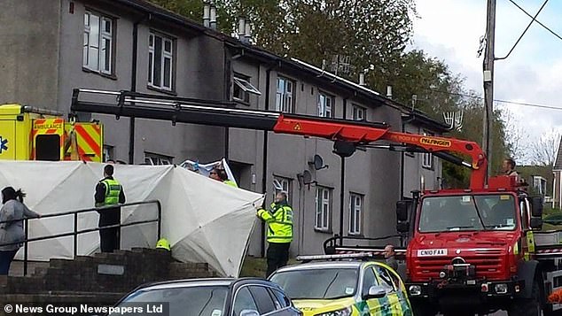 Aged 22, Georgia was rescued from her home by ten firemen, four paramedics, a doctor and a nurse in a seven-hour operation