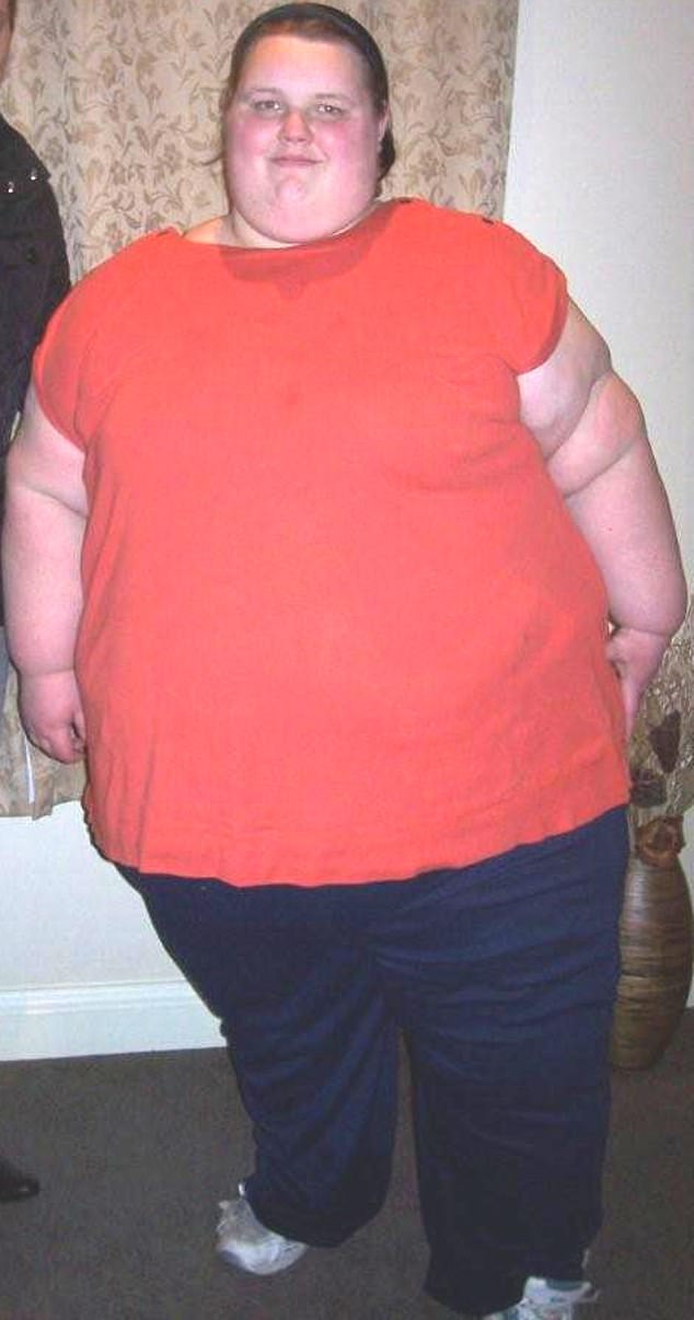 Georgia pictured in 2011 after regaining the weight she'd lost at a weight-loss camp in the US