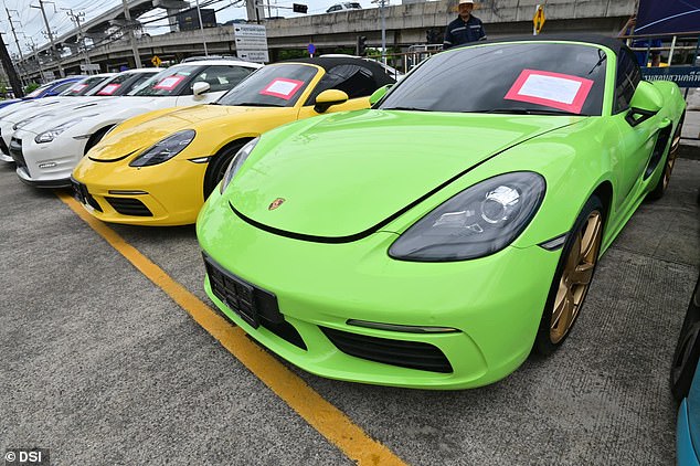 During the investigation, Thai officers raided nine locations in Bangkok and recovered 30 cars