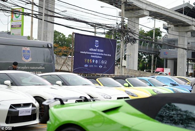 Thirty cars, including Mr McCann's Lamborghini, were all shipped to the UK last summer
