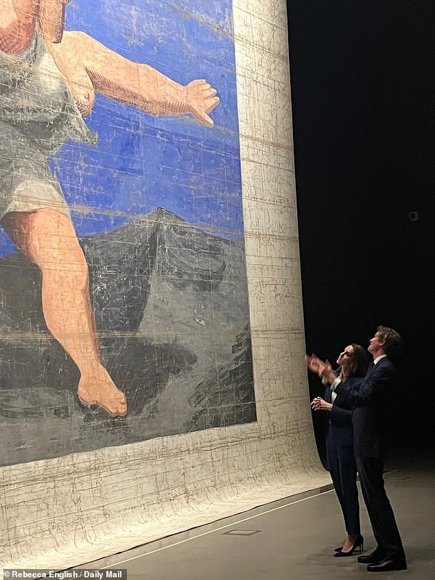 The artwork has spent most of the last 80 years rolled up in storage