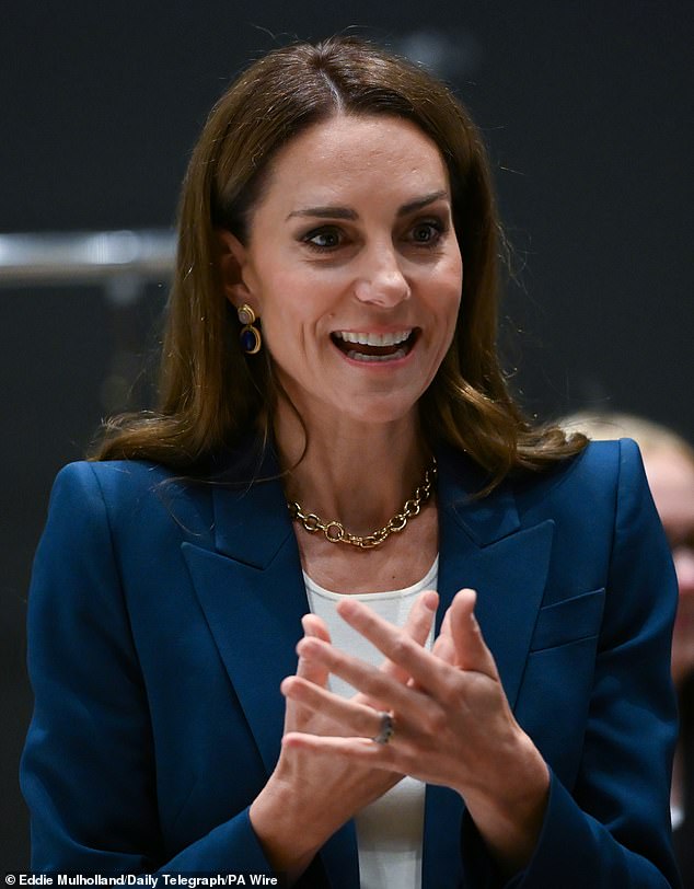 The princess spoke animatedly while marvelling at the extensive collection housed in Stratford