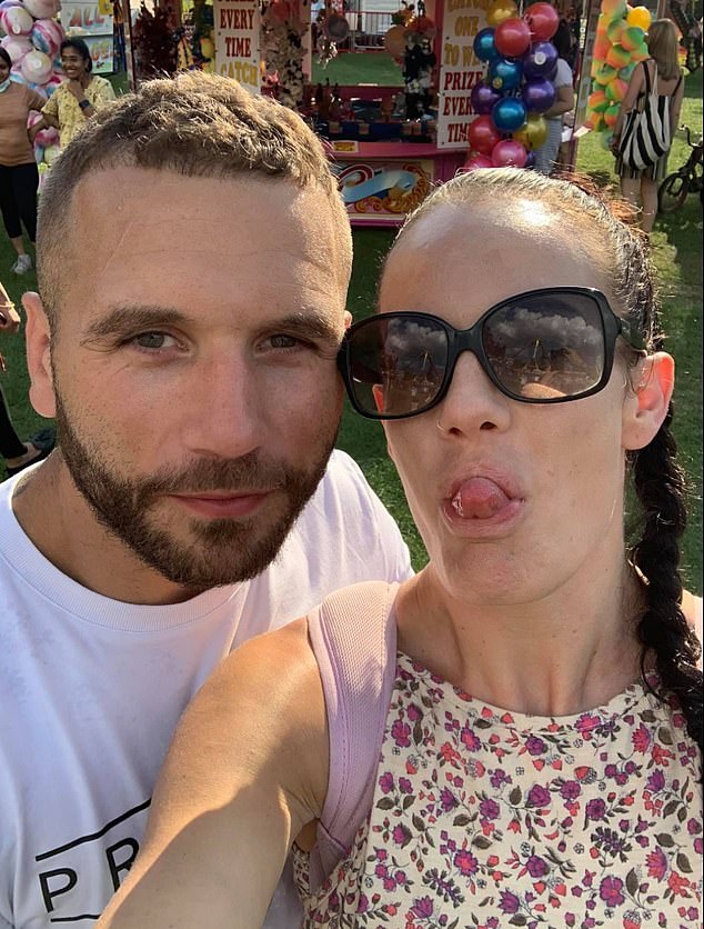 Mr Zetolofsky has split from his wife Katie (pictured) and is said to appear happy with Millie