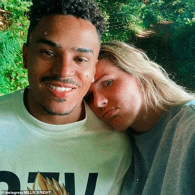 Bright had been dating Crew, a personal trainer, for many years before getting engaged