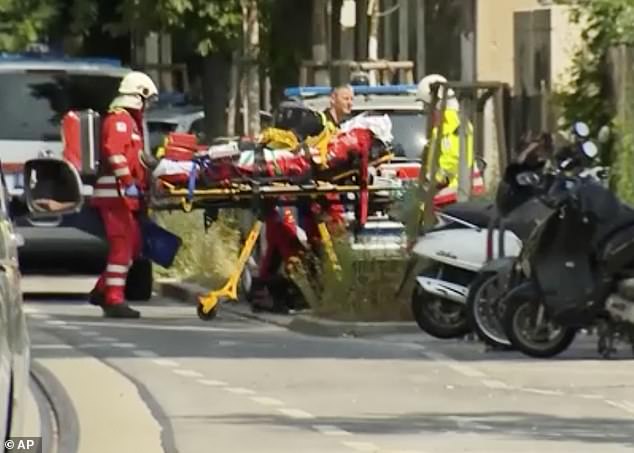 Other images and videos circulating on social media show paramedics and police arriving at the scene