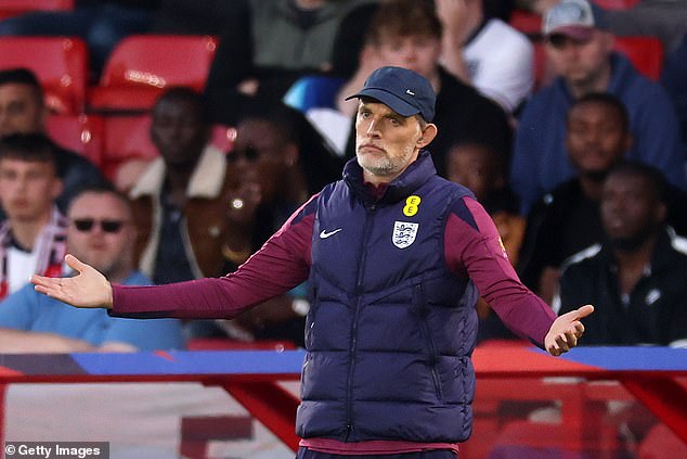 Thomas Tuchel suffered his first loss as England boss after another awful performance