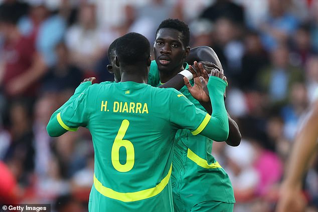 Ismaila Sarr equalised for Senegal shortly before half time as the visitors grew into the contest