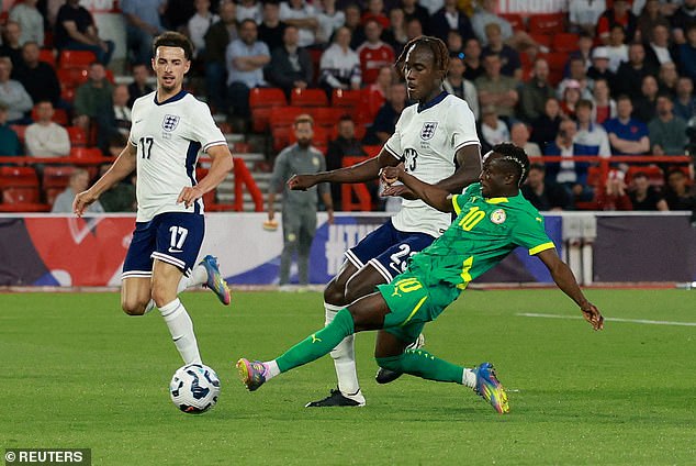 Cheikh Sabaly wrapped up the win for Senegal with a third goal in added time