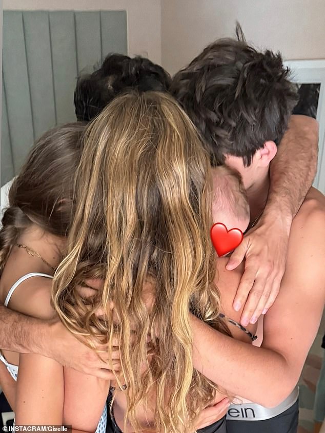The Brazilian star also shares son Benjamin, 15, daughter Vivian, 12, and stepson Jack, 17, with ex-husband Tom Brady