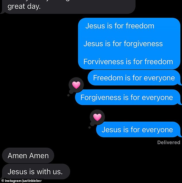 On Tuesday, the Yummy singer posted this religious text thread to his Instagram page, resulting in concern and praise from his fans