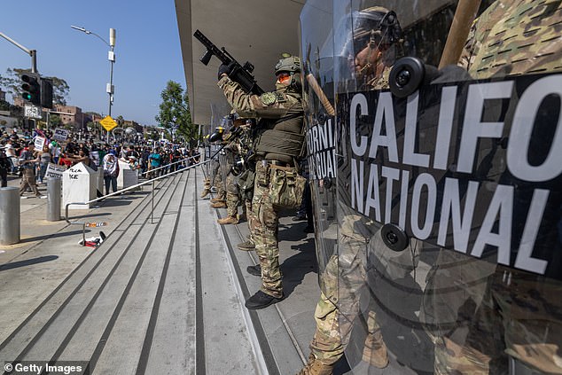 Governor Gavin Newsom argued that the arrival of the National Guard had made the situation worse