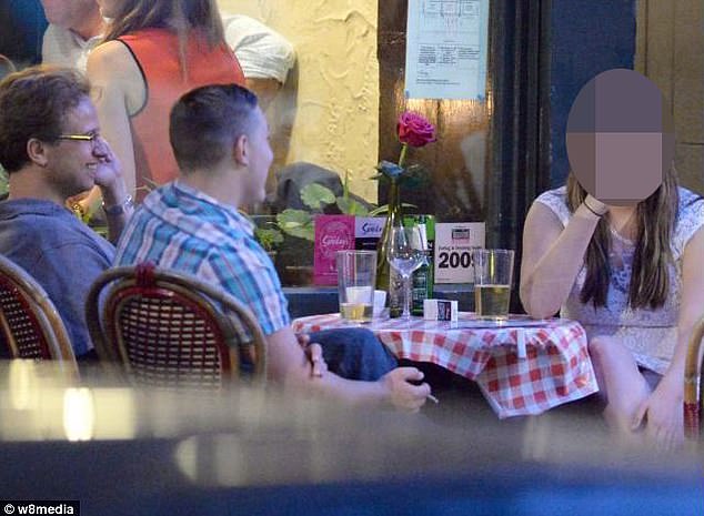 In 2023, as disciplinary proceedings loomed, Culling contacted the pupil on Whatsapp in a bid to convince her not to aid the investigation. Pictured together in 2014