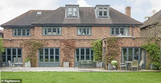 The six-bedroom detached property in Dulwich, south London, was put on the market last October after Edwards' wife filed for divorce