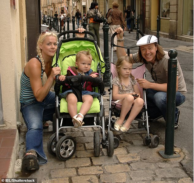 Beata Ernman was born on November 3, 2025, to former Eurovision contestant and mezzo-soprano Malena Ernman (far left) and Swedish film producer and screenwriter, Svante Thunberg (far right)