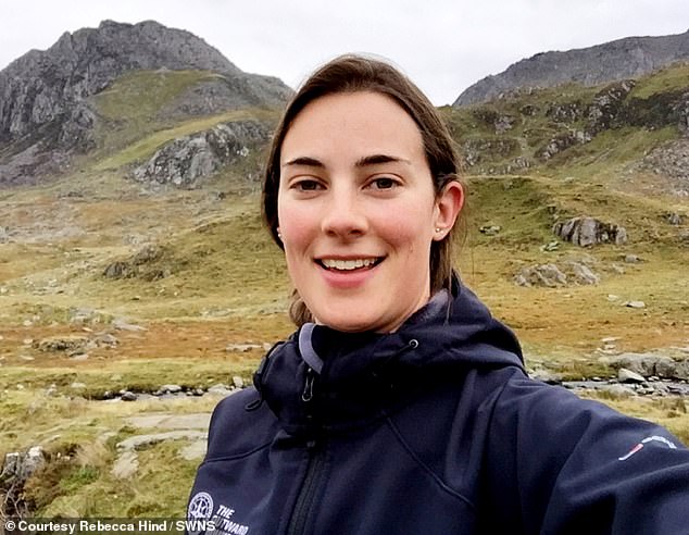 Rebecca Hind before cancer, September 2015 at work in the Ogwen Valley, The Outward Bound Trust