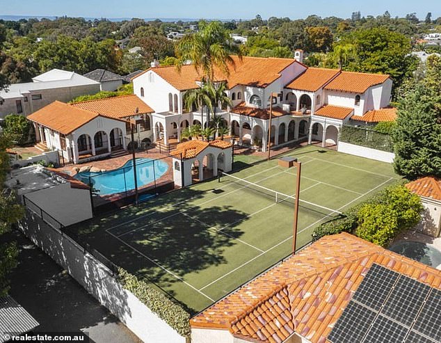 Dr Clara Hurst maintains the ongoing renovation of her Claremont property (seen here) is being solely funded by her own means. We do not suggest otherwise
