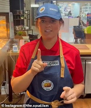 Pictured: Jordanna, the other Spud Fam member