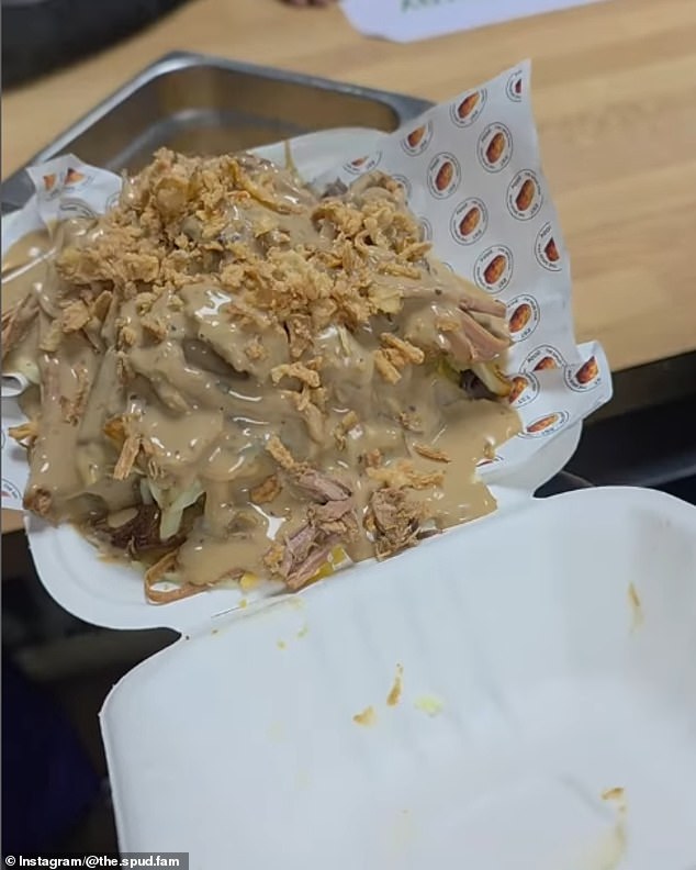 As well as traditional potato toppings of cheese, beans and sour cream, the crew boast weird and wonderful flavour combinations, including chicken balti and corned beef hash