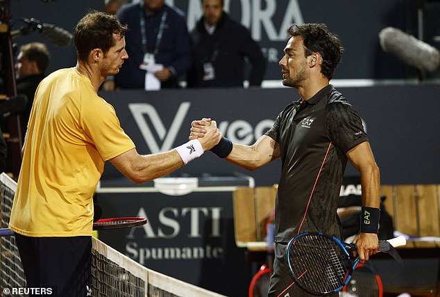 Fiery Fognini once memorably clashed with Andy Murray, who told him to shut up on court