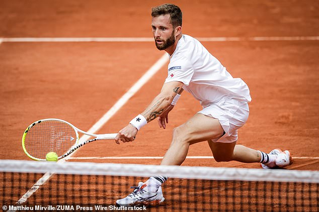 Moutet reached the second round of the recent French Open where he lost to Novak Djokovic