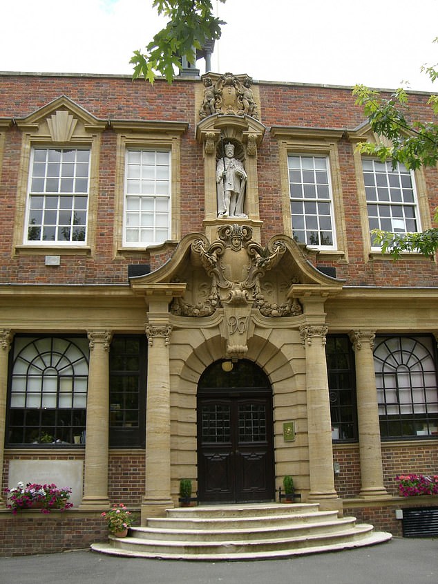 As well as recently visiting Highgate School, the Princess is believed to have also visited nearby University College School (pictured) in Hampstead, north London