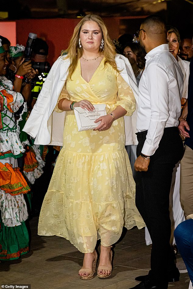 Princess Amalia of The Netherlands visits the Taste of Bonaire festival in January 2023