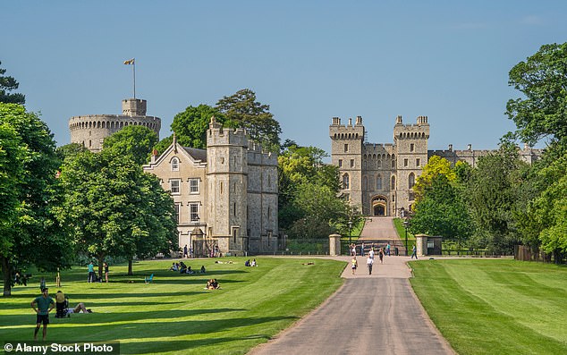The Long Walk of Windsor Great Park at Windsor Castle