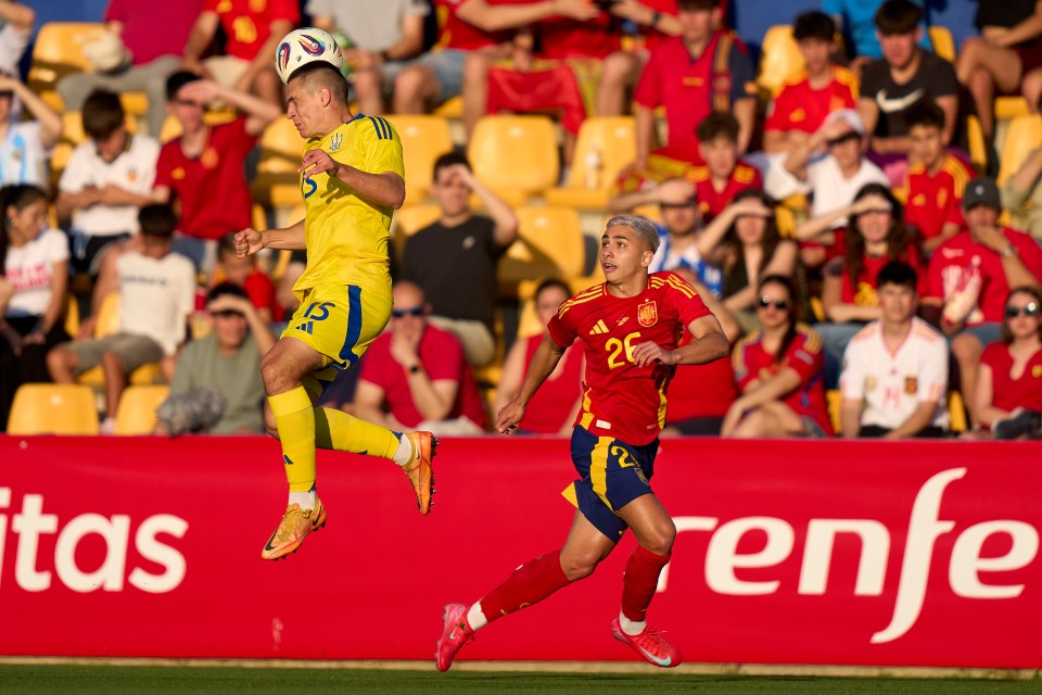 Yeremay Hernandez of RC Deportivo de La Coruna during a La Liga match.
