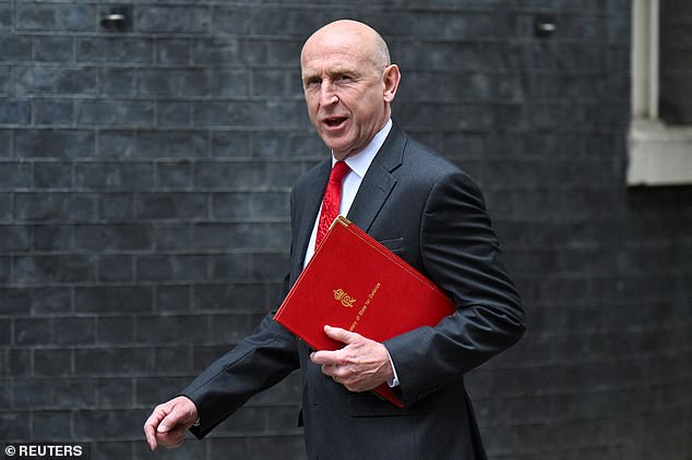 Defence Secretary John Healey has been pushing the Treasury for more funding