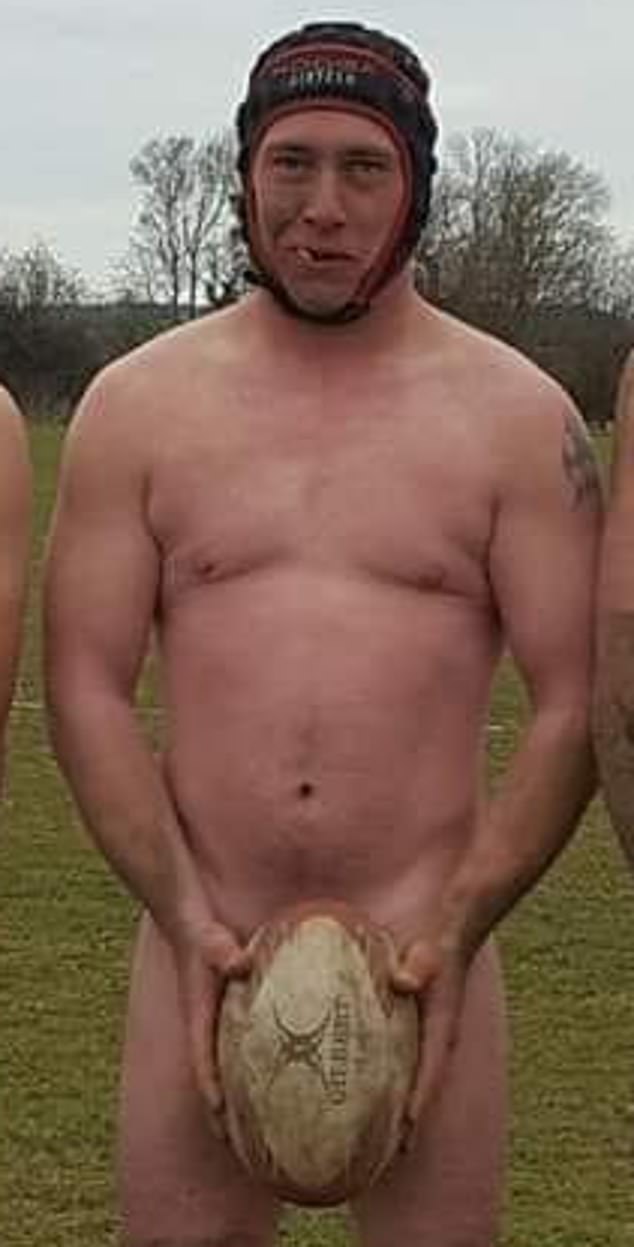 Mrs Lukey's rugby player lover Chris Andrews. Lukey was accused of threatening to burn the former marital home down if Mr Andrews 'steps foot in my house again'
