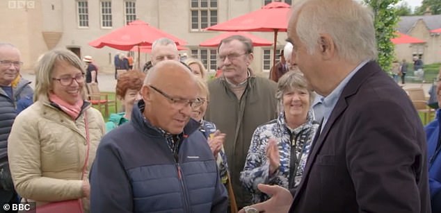 The crowd watching on during the episode of the popular BBC show erupted into applause