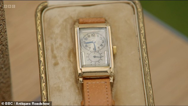 One of the watches, the Rolex Prince (pictured), belonged to the guest's great-great-grandfather
