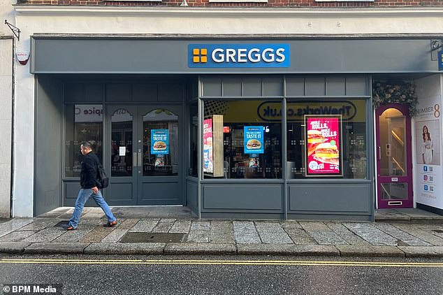 Pictured A new Greggs bakery preparing to open in Truro in 2022