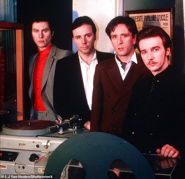 Midge journeyed around several groups in the 70s and early 80s but found real success as the second lead singer of a revived Ultravox in 1979 (pictured in 1982)