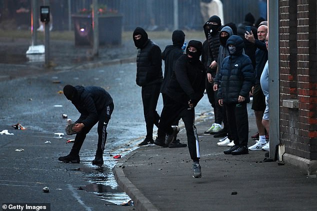 Protesters throw projectiles and start fires as unrest continues on June 10