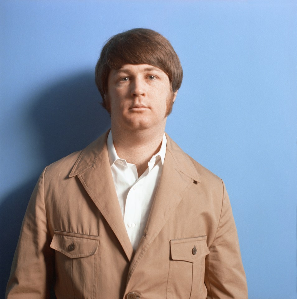 Portrait of Brian Wilson of the Beach Boys.