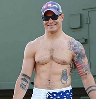 Authorities in Chelan County, Washington, issued a photo of Decker with sunglasses obscuring his eyes and tattoos down his arms