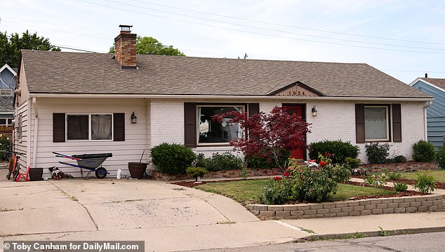 The home where Whitney and her three daughters lived. It's also where the intervention took place, which Thomas said escalated to the point where Travis 'tried to resort to violence' because he and his father showed up 'unannounced'