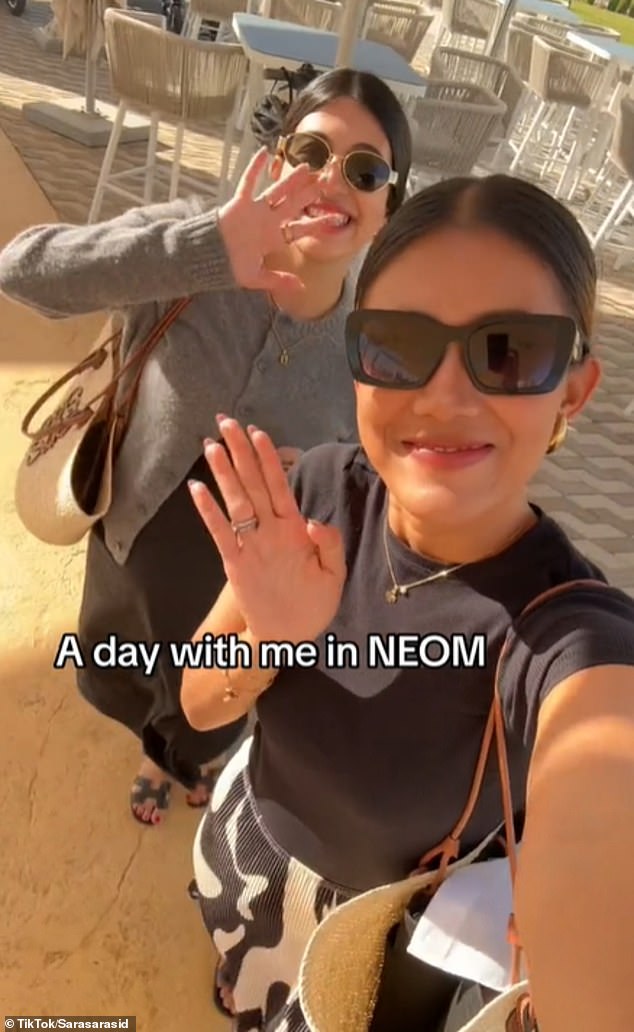 The 'day in the life' clips, many of which have been deleted since they went viral, show mothers spending their time going shopping and having lunch in the food hall