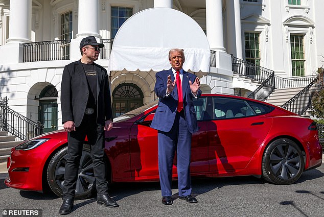 President Trump's Tesla, which he had parked at the White House after buying it, has vanished amid his feud with company CEO Elon Musk