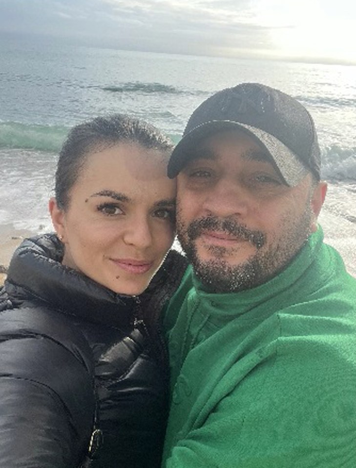 Selfie of Biser Dzhambazov and Vanya Gaberova.