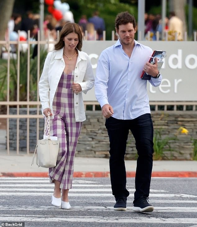 Chris and Katherine share daughters Lyla, four, and Eloise, two, and son Ford, seven months