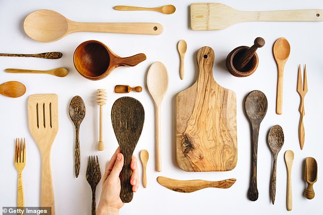 Swapping to wooden kitchen utensils is a quick way to reduce your microplastic intake
