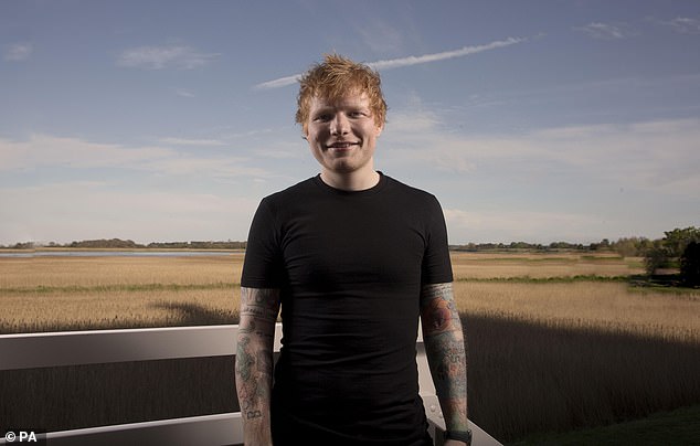 The Galway Girl hitmaker went on to say that he was 'really proud' of his Irish cultural roots, and that he didn't feel that he had to 'just be British', as it was down to 'how you feel'