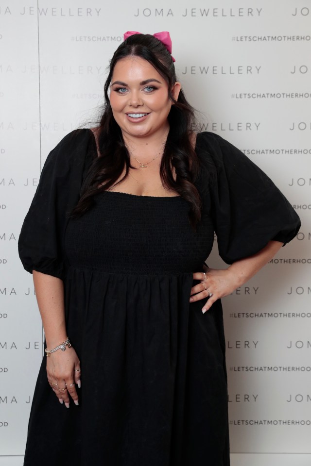 Scarlett Moffatt at Joma Jewellery's Mother's Day event.