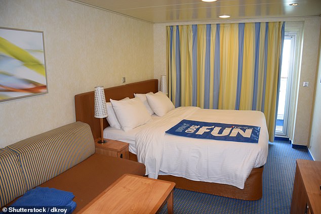 John Heald said that passengers are not allowed to take their mattress out on to their cabin balcony